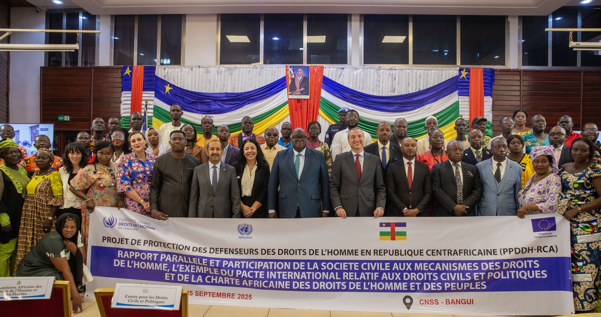 RCA: Renforcer la voix des défenseurs des droits humains : un engagement collectif pour un impact durable